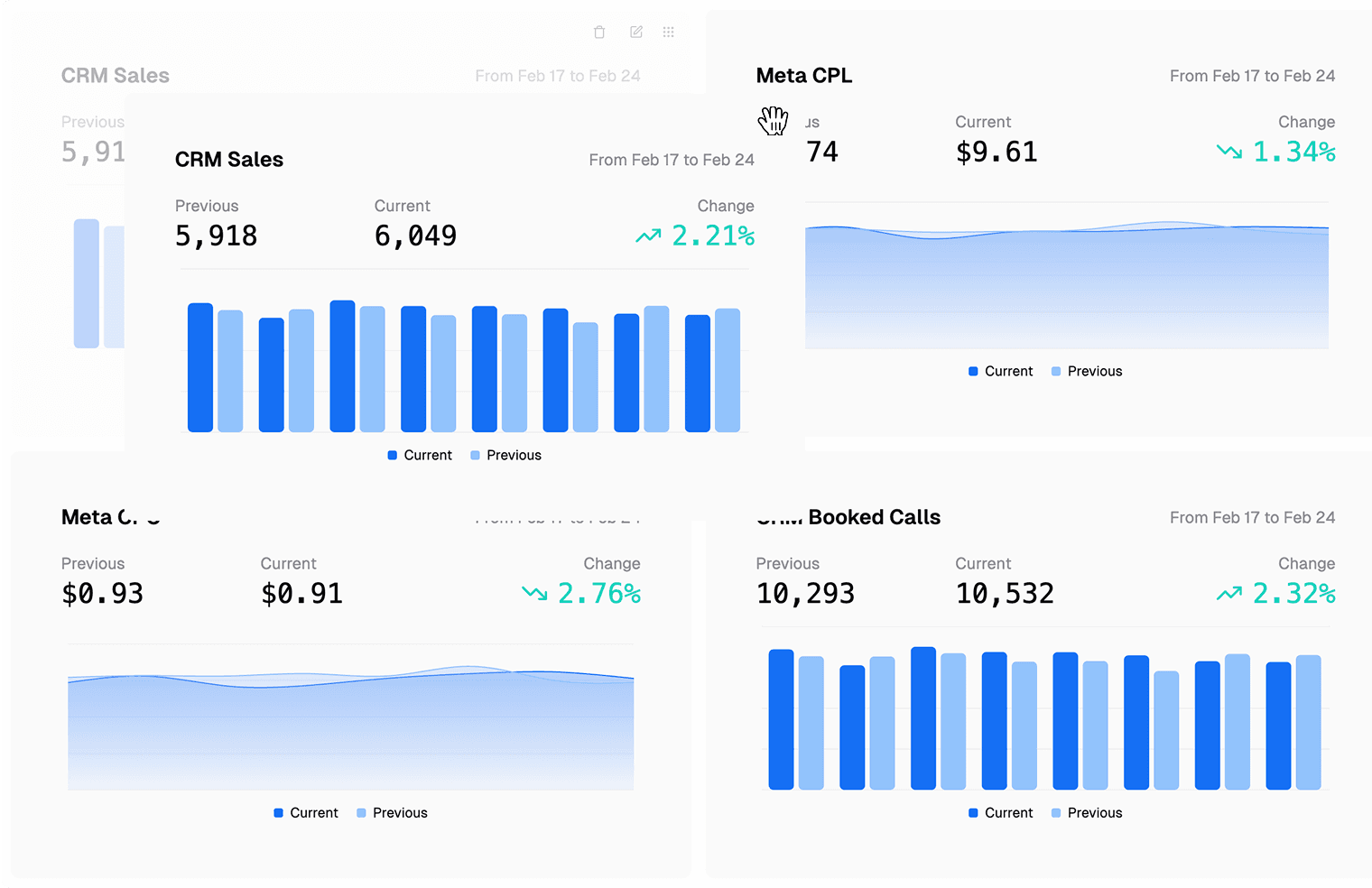 Dragging dashboard UI image